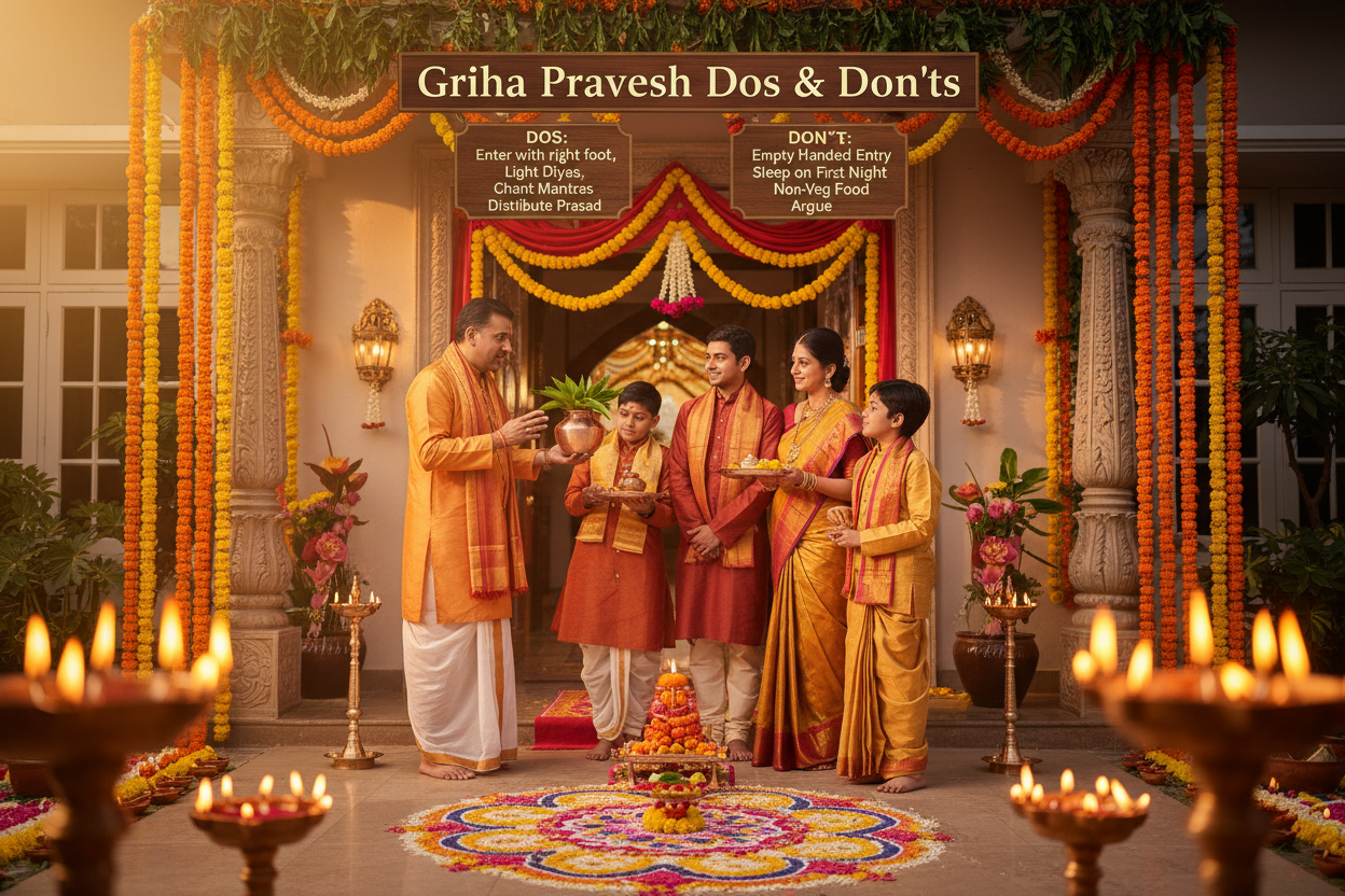 Griha Pravesh Dos and Don'ts: Pandit-Verified List