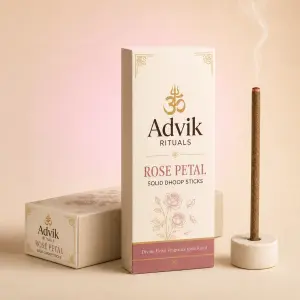 Rose Petal Bambooless Solid Dhoop