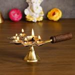 Brass Panchmukhi Diya