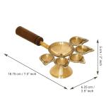 Brass Panchmukhi Diya