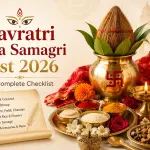 Navratri Puja Samagri List 2026 — The Complete Checklist