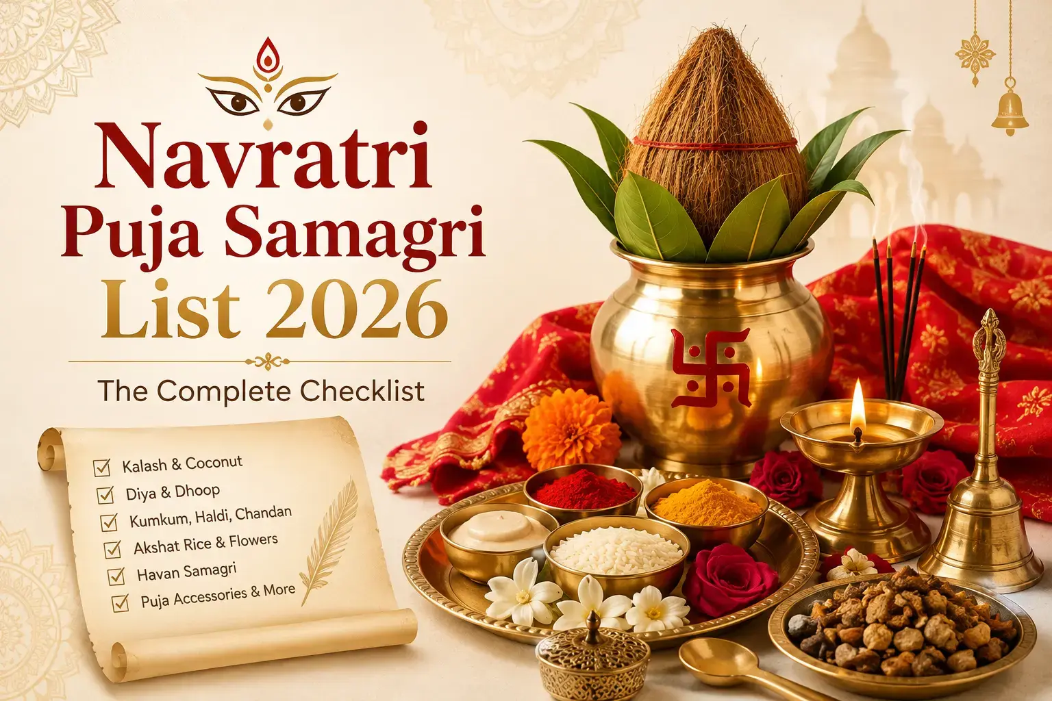 Navratri Puja Samagri List 2026 — The Complete Checklist