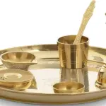 Brass Puja Thali Set