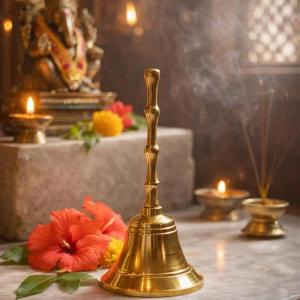 Brass Puja Bell (Ghanti)